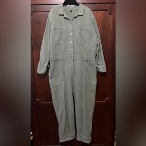 Old Navy Khaki Green Jumpsuit